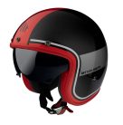 Casca Mt Helmets Le Mans 2 SV Tant A5 negru/rosu lucios - Negru/rosu lucios