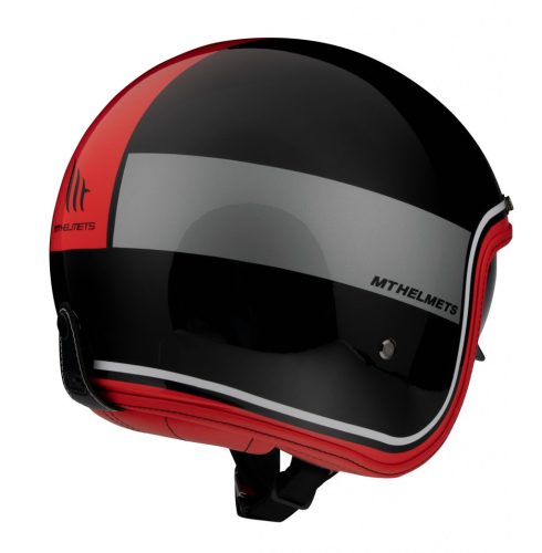 Casca Mt Helmets Le Mans 2 SV Tant A5 negru/rosu lucios - Negru/rosu lucios