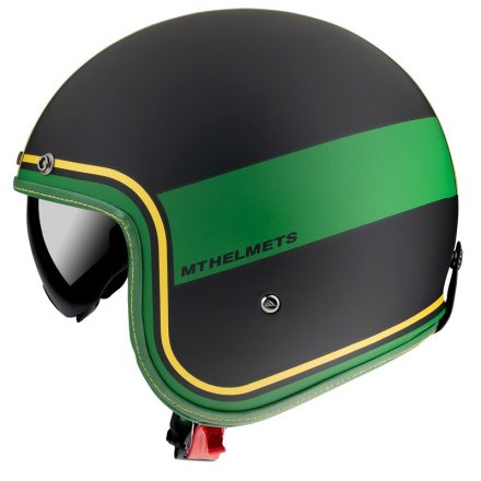 Casca MT Helmets Le Mans 2 Sv Tant C9 Negru/Auriu Mat