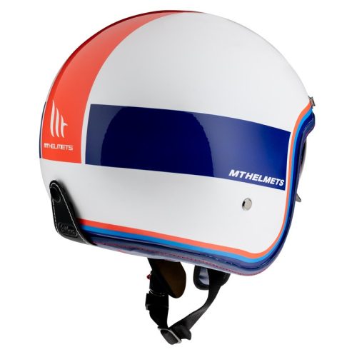 Casca Mt Helmets Le Mans 2 SV Tant D15 alb/rosu/albastru lucios - Alb/rosu/albastru lucios