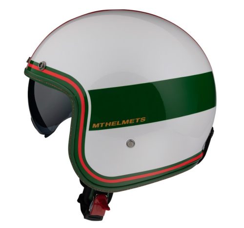 Casca MT Le Mans 2 SV Tant D5 alb/rosu/verde lucios  - Alb/rosu/verde lucios