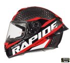 Casca integrala MT Rapide Pro Carbon Kids  C5 rosu lucios - 100% carbon - casca de copii - Rosu lucios , S kids (49/50cm)