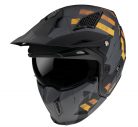 Casca MT Streetfighter SV Skull2020 A12 gri mat  Gri mat