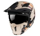 Casca MT Streetfighter SV Skull2020 A14 portocaliu mat  Portocaliu mat