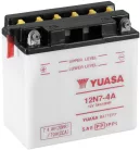 Baterie moto Yuasa 12N7-4A convențională fără electrolit, 12V 7,4Ah