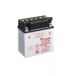   Baterie moto Yuasa 12N7D-3B convențională fără electrolit, 12V 7,4Ah