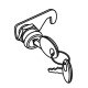 Locking system SHAD 200451R for ATV80