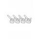Rubber dampers SHAD pentru SH58X/SH59X/SH50/SH48