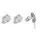 Downgradable Lock And Red Key Replacement System SHAD 203134R1