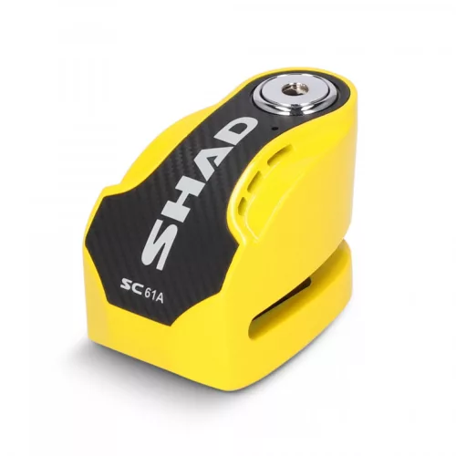 Disc lock with alarm SHAD SC61A C0S6103A galben pin 6mm