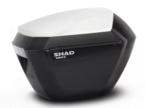 Cutii laterale cu capace colorate SHAD SH23 Alb