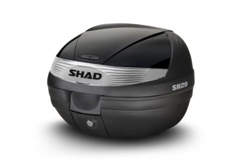 Top case cu capac colorat SHAD SH29 Black metal