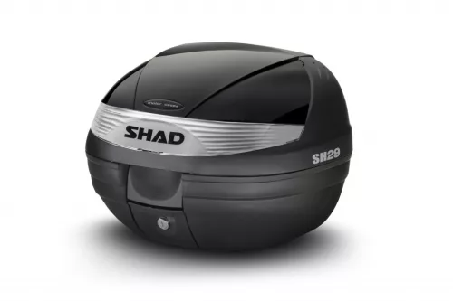 Top case cu capac colorat SHAD SH29 Black metal