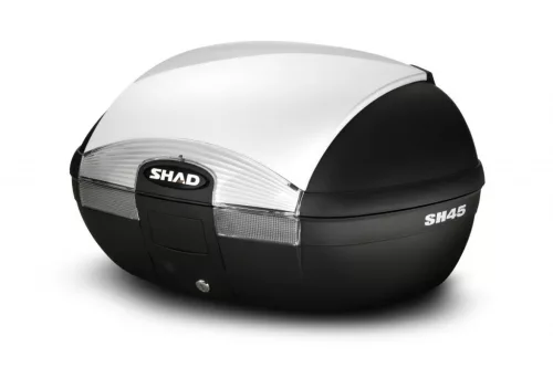Topcase cu capac colorat SHAD SH45 Alb
