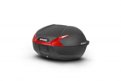 Top case SHAD SH47 D0B47206 negru/rosu