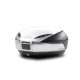 Top case cu capac colorat SHAD SH48 Alb with PREMIUM SMART lock