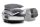 Top case SHAD SH48 D0B48406R New Titanium with backrest, carbon cover and PREMIUM SMART lock