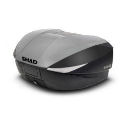   Top case cu capac colorat SHAD SH58X New titanium with PREMIUM lock