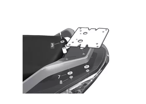 Kit de prindere cutie Top Master SHAD D0S310ST