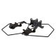 Universal side bag holders SHAD D0SS5SE on Top Master