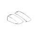 Cover SHAD SH23 D1B23E25 aluminium look