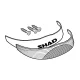 Benzi reflectorizante SHAD pentru SH29 Alb