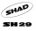 Stickers SHAD D1B291ETR Alb for SH29