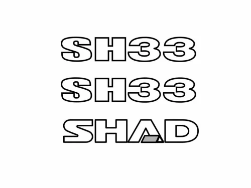 Set stickere SHAD pentru SH33