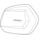 Spare part SC lid SHAD D1B35TRR dreapta ALU