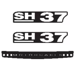 Stickers SHAD D1B371ETR for SH37