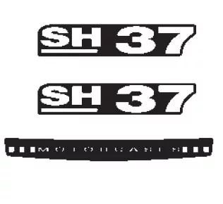 Set stickere SHAD pentru SH37