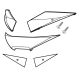 Benzi reflectorizante SHAD D1B39CAR for SH39