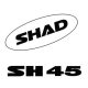 Stickers SHAD D1B451ETR Alb for SH45