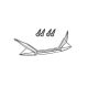 Benzi reflectorizante SHAD SH47 D1B47CAR Alb