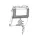 Locking system PREMIUM SHAD D1B482PMAR new titanium for SH48 with PREMIUM SMART lock