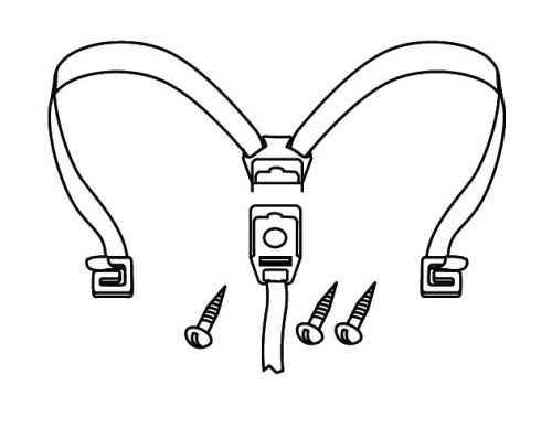 Flexible strap SHAD D1B48CGR for SH48