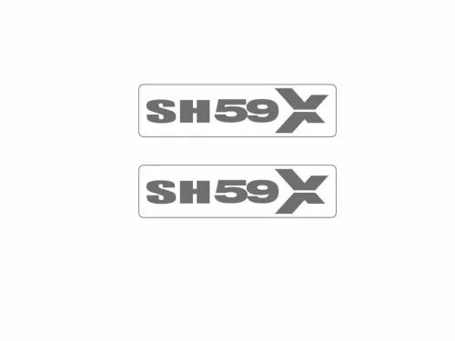 Set stickere SHAD pentru SH59X