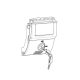 Locking system PREMIUM SHAD D1B59PMAR for SH58X/SH59X with PREMIUM SMART lock