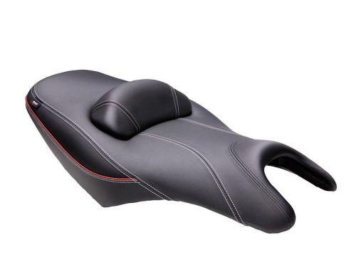 Scaun confort SHAD SHY0T5329 negru/rosu, cusaturi gri