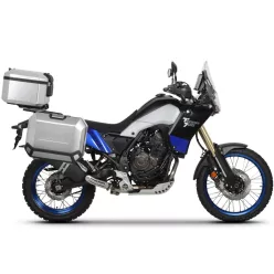   Set complet de cutii de aluminiu SHAD TERRA, 37L cutie centrala si 36L / 47L cutii laterale, incluzand set de montaj si placa SHAD YAMAHA Tenere 700 XTZ690