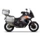 Set complet de cutii de aluminiu SHAD TERRA, 37L cutie centrala si 36L / 47L cutii laterale, incluzand set de montaj si placa SHAD KTM Super Adventure 1290 (R, S)