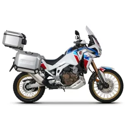   Set complet de cutii de aluminiu SHAD TERRA, 37L cutie centrala si 36L / 47L cutii laterale, incluzand set de montaj si placa SHAD HONDA CRF 1100 Africa Twin