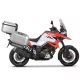 Set complet de cutii de aluminiu SHAD TERRA, 37L cutie centrala si 36L /36L cutii laterale, incluzand kit montaj si placa SHAD SUZUKI DL 1000 V-Strom/ DL 1050 V-Strom
