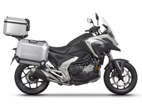 Set complet de cutii de aluminiu SHAD TERRA, 37L cutie centrala  si 47L / 47L cutii laterale, incluzand kit montaj si placa SHAD HONDA NC 750 X 2021-