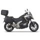 Set complet de cutii de aluminiu SHAD TERRA NEGRU, 37L cutie centrala si 47L / 47L cutii laterale, incluzand kit montaj si placa SHAD HONDA NC 750 X 2021-