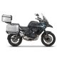 Set complet de cutii de aluminiu SHAD TERRA, 37L cutie centrala si 36L / 47L cutii laterale, incluzand set de montaj si placa SHAD Benelli TRK 502 X 2022 -