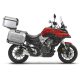 Set complet de cutii de aluminiu SHAD TERRA, 37L cutie centrala si 36L /36L cutii laterale, incluzand kit montaj si placa SHAD Voge 500DS / 500DSX
