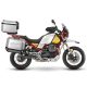 Set complet de cutii de aluminiu SHAD TERRA, 37L cutie centrala si 36L / 47L cutii laterale, incluzand set de montaj si placa SHAD MOTO GUZZI V 85 TT