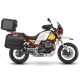 Set complet cutii aluminiu SHAD TERRA (negru), 37L cutie centrala   36L / 47L cutii laterale, incluzand kit montare si placa SHAD MOTO GUZZI V 85 TT