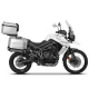 Set complet de cutii aluminiu SHAD TERRA, 48L cutie centrala si 36L / 47L cutii laterale, incluzand set de montaj si placa SHAD TRIUMPH Tiger 800